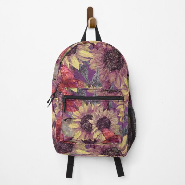 Item preview, Moody Watercolour Sunflower Fields With Butterflies  designed and sold by Sketchbook Designs.