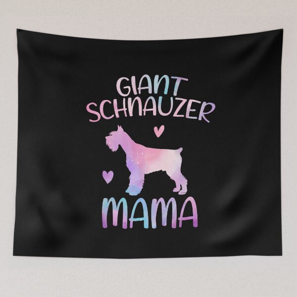 Item preview, Giant schnauzer Dog Mama Mom Watercolor, Giant schnauzer dog Mama mother, Giant schnauzer Owner Mom Chritmas Birthday Gift designed and sold by xlnv.
