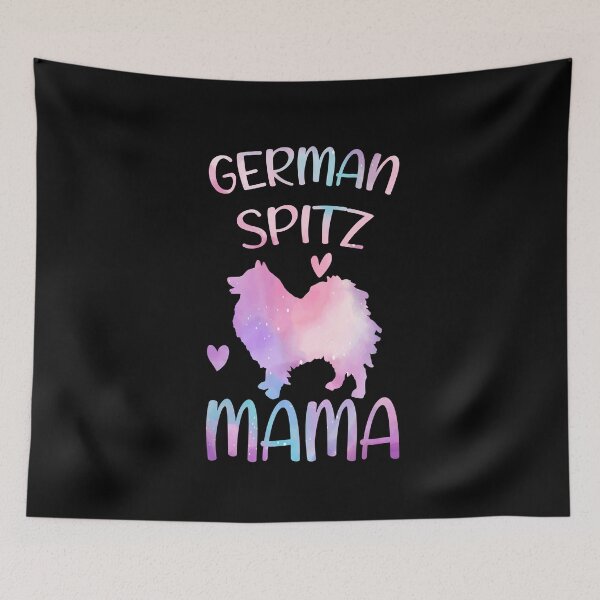Item preview, German spitz Dog Mama Mom Watercolor, German spitz dog Mama mother, German spitz Owner Mom Chritmas Birthday Gift designed and sold by xlnv.