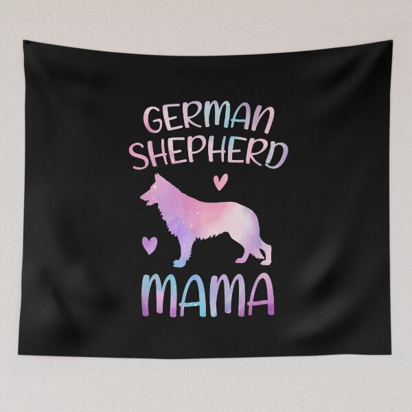 Item preview, German shepherd Dog Mama Mom Watercolor, German shepherd dog Mama mother, German shepherd Owner Mom Chritmas Birthday Gift designed and sold by xlnv.
