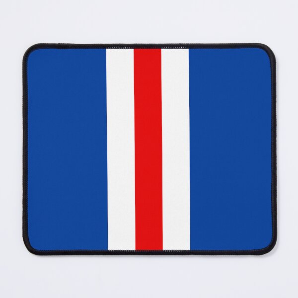 Item preview, Retro Rangers Vertical Bar Stripes Blue, White, Red designed and sold by Sporting Colour.