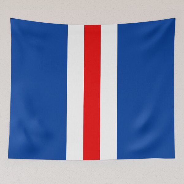 Item preview, Retro Rangers Vertical Bar Stripes Blue, White, Red designed and sold by Sporting Colour.