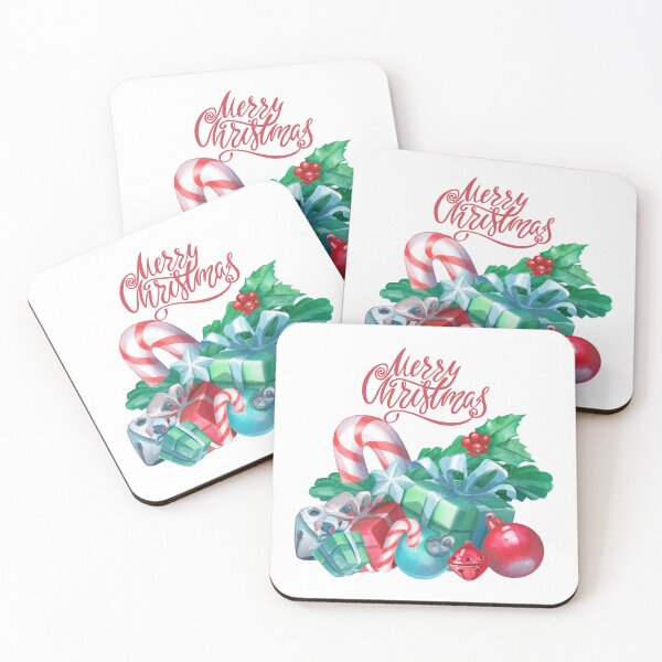 Item preview, Watercolor Christmas Presents, Vintage Ornaments and Berries designed and sold by silviaol.