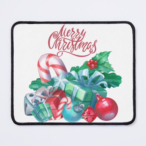 Item preview, Watercolor Christmas Presents, Vintage Ornaments and Berries designed and sold by silviaol.