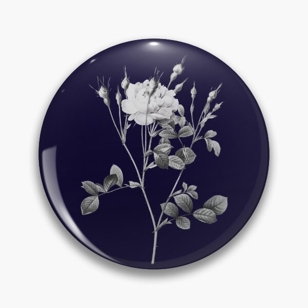 Item preview, Rusty Rose Flower, Alternative Illustration - Grey and White Rose designed and sold by DaphneKstudio .