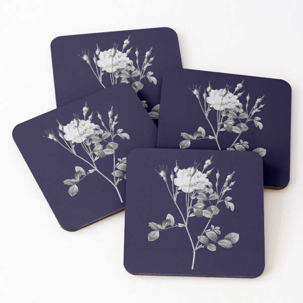 Item preview, Rusty Rose Flower, Alternative Illustration - Grey and White Rose designed and sold by DaphneKstudio .