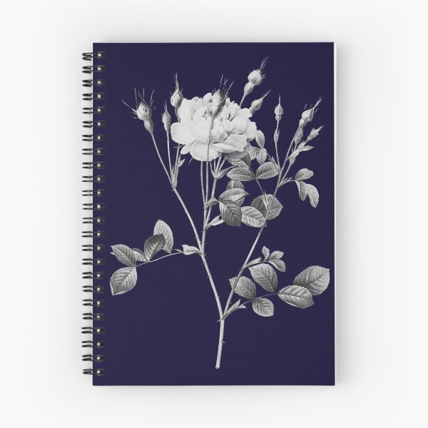 Item preview, Rusty Rose Flower, Alternative Illustration - Grey and White Rose designed and sold by DaphneKstudio .