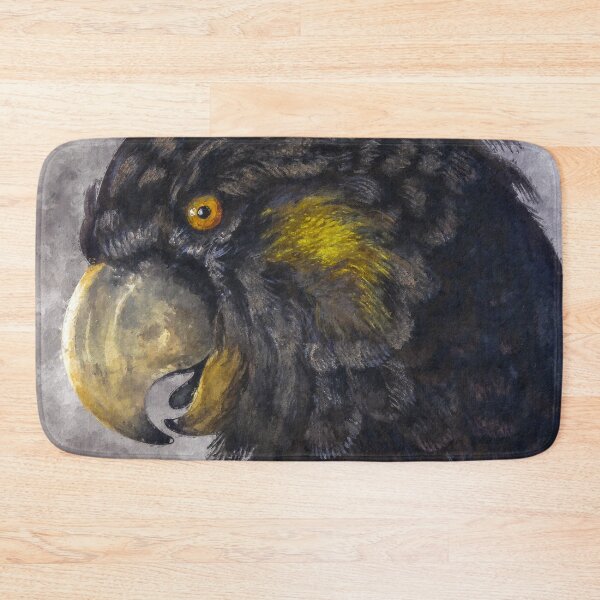 Item preview, Australian Banksian Black Cockatoo, Calyptorhynchus Banksii, Red Tailed Black Cockatoo, Australian Large Bird designed and sold by Paintcorner.