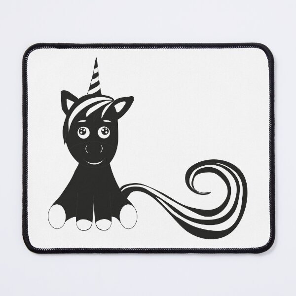 Item preview, Unicórnio Preto e Branco designed and sold by Meditanacor.