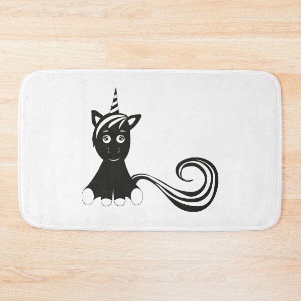 Item preview, Unicórnio Preto e Branco designed and sold by Meditanacor.