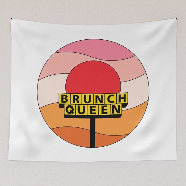 Item preview, Brunch Queen Sunset Sign designed and sold by Heather Clauson.