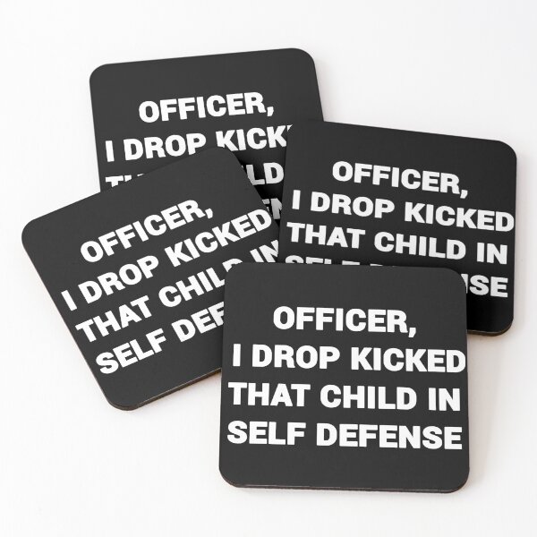Item preview, Officer i drop kicked that child in self defense designed and sold by hamzab7.