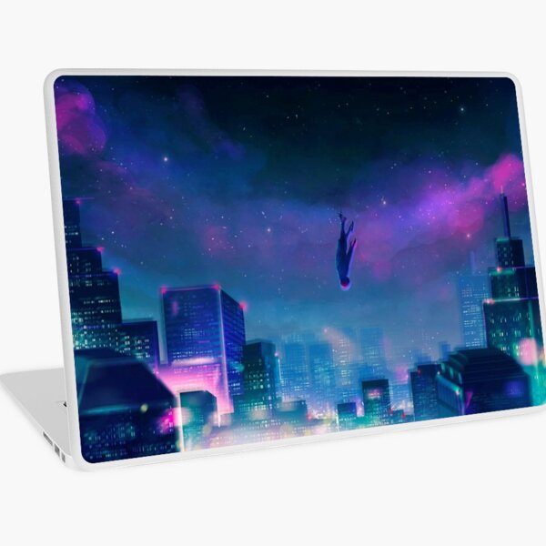Item preview, Miles Morales Into The Spiderverse Skyline Fall designed and sold by Mindi Maxine.