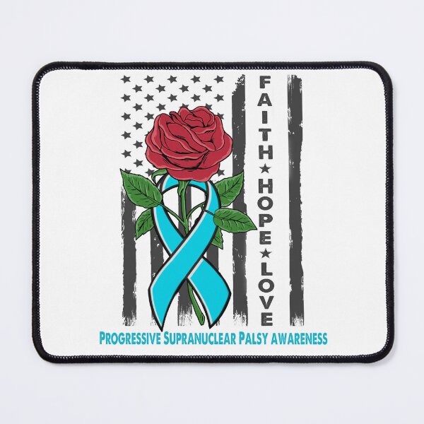 Item preview, Faith Hope Love Progressive Supranuclear Palsy Awareness American Flag designed and sold by Kohend.