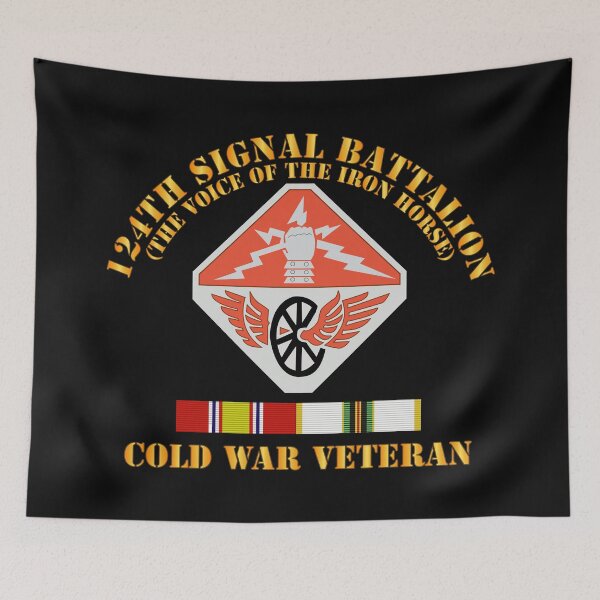 Item preview, Army - 124th SIgnal Bn - The Voice of the Iron Horse - SSI - COLD SVC X 300 designed and sold by Military Insignia Products.