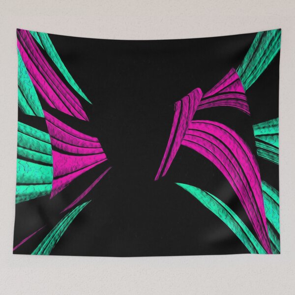 Item preview, Fuchsia and Aqua Bow designed and sold by fatenanwar.