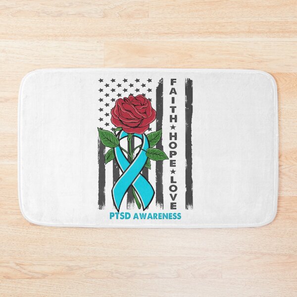 Item preview, Faith Hope Love PTSD Awareness American Flag designed and sold by Kohend.