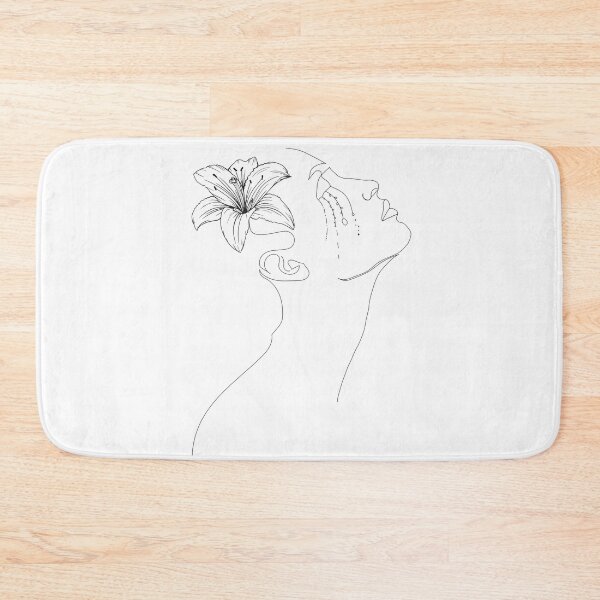 Item preview, Sensual woman with flower designed and sold by Rosaliartbook.