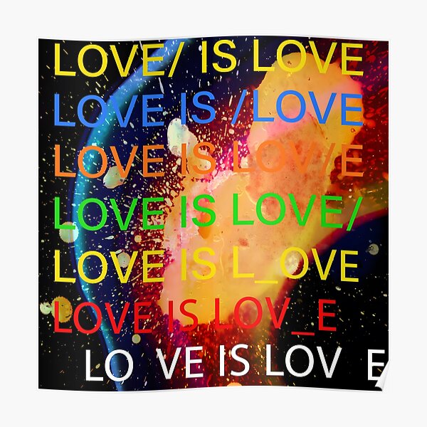 In Rainbows Radiohead Pride Poster