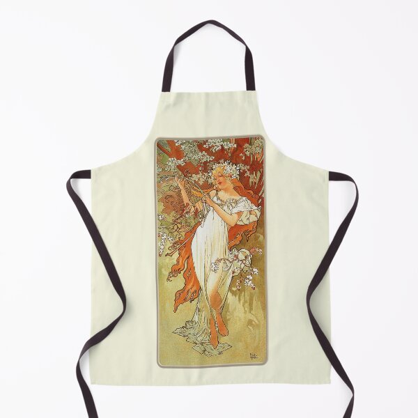 Item preview, Spring by Mucha - Vintage Four Seasons Reproduction 1896 designed and sold by molamode.