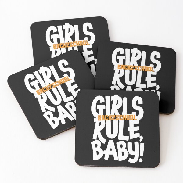 Item preview, BACK TO SCHOOL. Girls Rule, Baby! designed and sold by studiohfy.