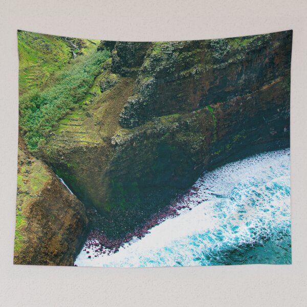 Item preview, Romantic Cliffside Tropical Beach With Spectacular Waves designed and sold by DEC02.