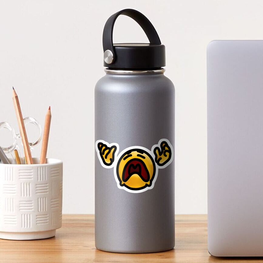 "ooooooooooh emoji" Sticker for Sale by blastfromtepast | Redbubble