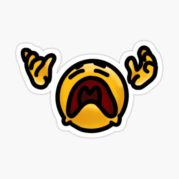 "ooooooooooh emoji" Sticker for Sale by blastfromtepast | Redbubble