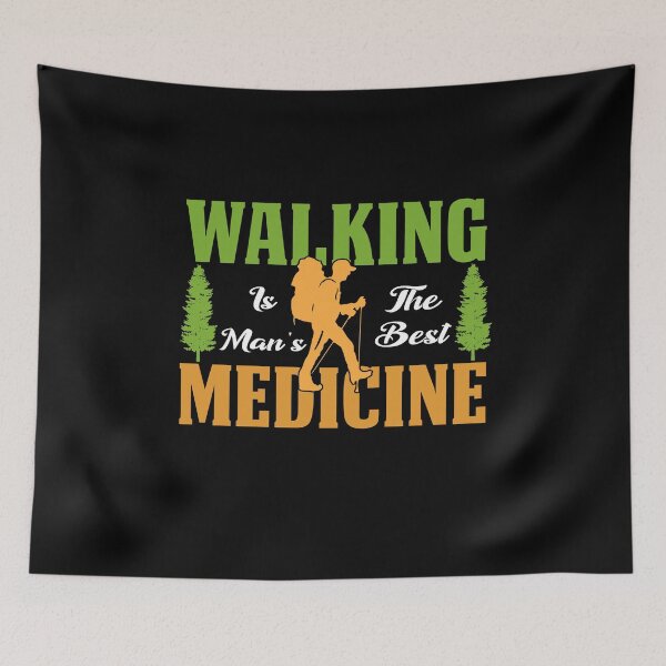 Item preview, walking the man is man's best medicine designed and sold by badreddine00.