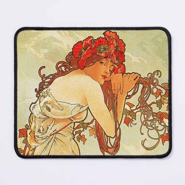 Item preview, Summer by Mucha - Vintage Four Seasons Reproduction 1896 designed and sold by molamode.
