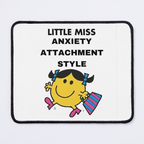 Item preview, little miss anxiety attachment style designed and sold by Ugly Bugs.