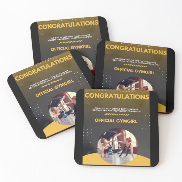 Item preview, Congratulations, Official Gymgirl designed and sold by TjeerdWillem.