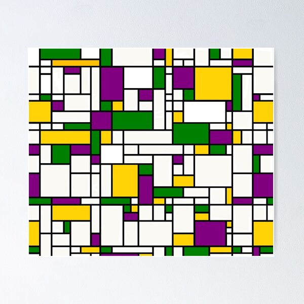 Piet Mondrian Abstract Pop Art 1960s Red Blue Yellow