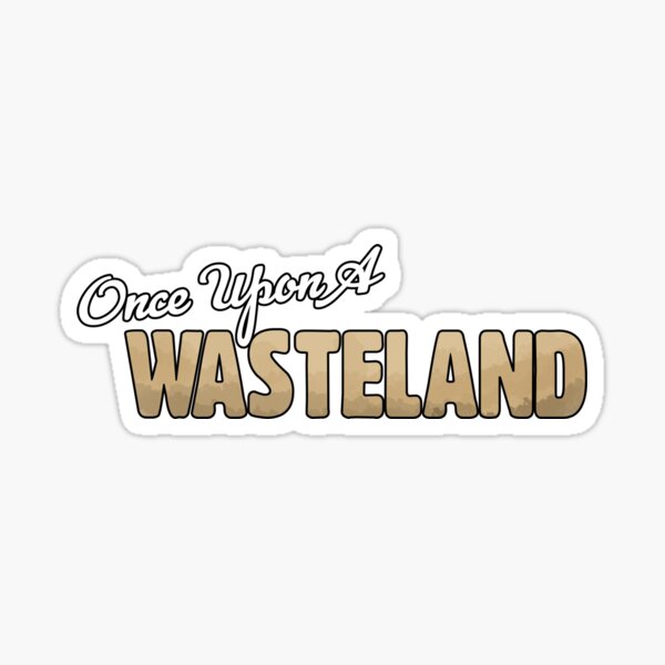 Item preview, Once Upon a Wasteland Text Logo designed and sold by Once Upon a Wasteland.