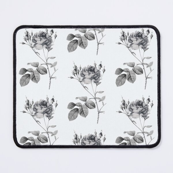 Item preview, Cumberland Rose Flower, Alternative Illustration - Grey and White Rose designed and sold by DaphneKstudio .