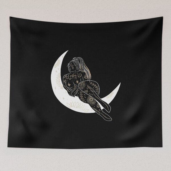 Item preview, mermaid of the moon designed and sold by RiVeTILL.