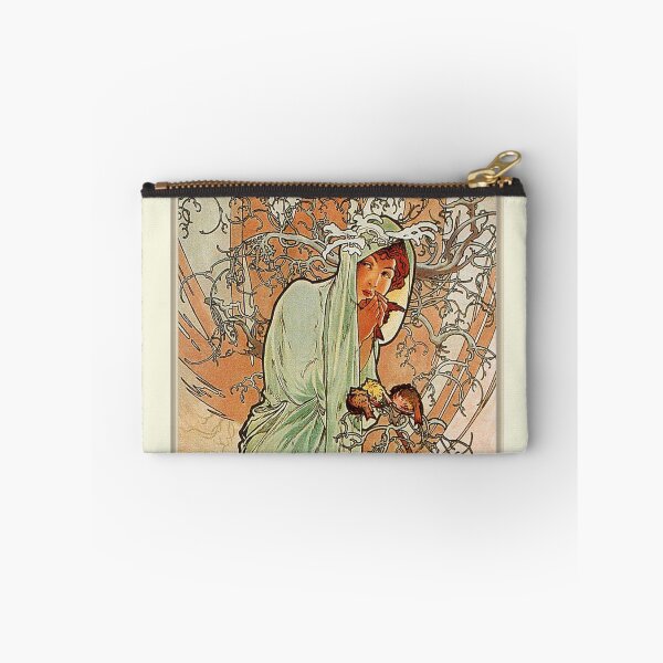 Item preview, Winter by Mucha - Vintage Four Seasons Reproduction 1896 designed and sold by molamode.