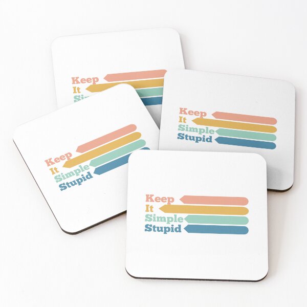 Item preview, Keep It Simple Stupid Kiss designed and sold by Tema EL.