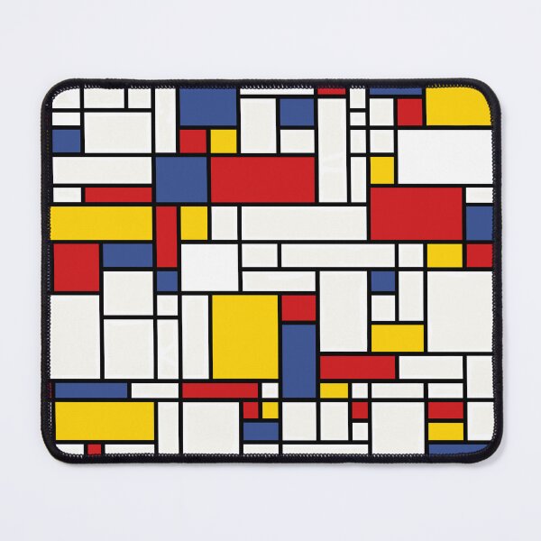 Item preview, Piet Mondrian Abstract Pop Art 1960s Red Blue Yellow Rectangles designed and sold by Draculaura2009.