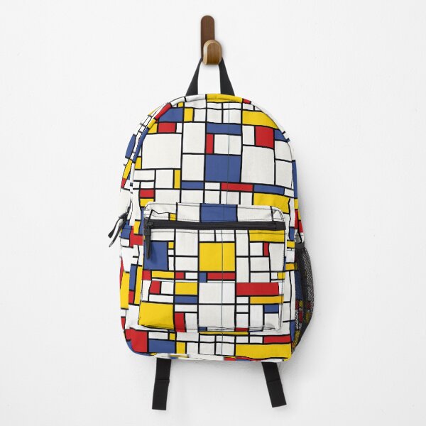 Item preview, Piet Mondrian Abstract Pop Art 1960s Red Blue Yellow Rectangles designed and sold by Draculaura2009.