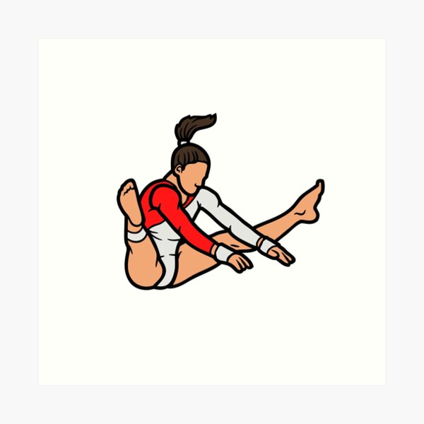Item preview, Gymnastics woman designed and sold by BARBARASHOW.