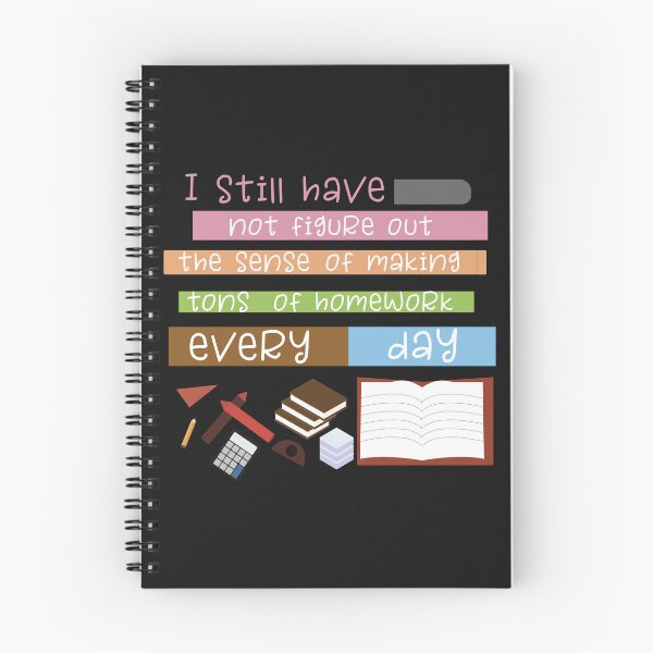 Item preview, "funny homework sayings, quotes about homework" designed and sold by adarth.