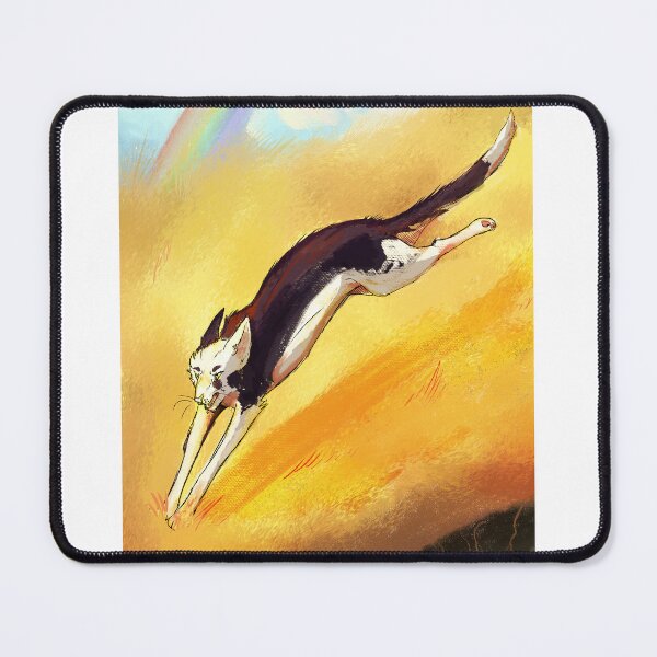 Item preview, Tall tale cat running under a rainbow designed and sold by Kuuttituutti.