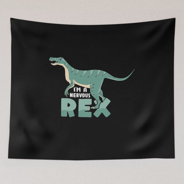 Item preview, I am nervous T-rex Essencial T-shirt designed and sold by badreddine00.