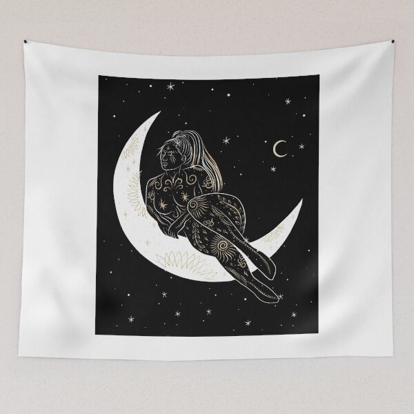 Item preview, mermaid of the moon designed and sold by RiVeTILL.