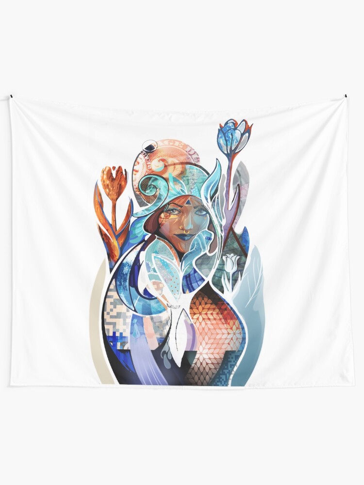 Alternate view of Tulip Shine Tapestry