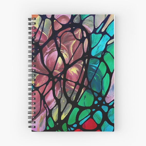 Item preview, Neurographic pattern with oil painting  "Flower field" by MariDani designed and sold by MariDaniArt.