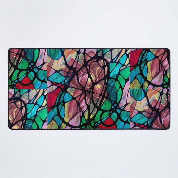 Item preview, Neurographic pattern with oil painting "Flower field" by MariDani designed and sold by MariDaniArt.