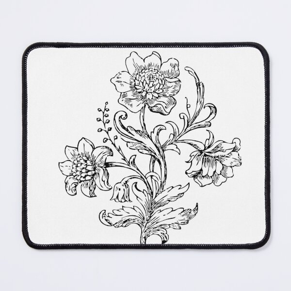 Item preview, Vintage Ornamental flower Illustration designed and sold by JoyforU.
