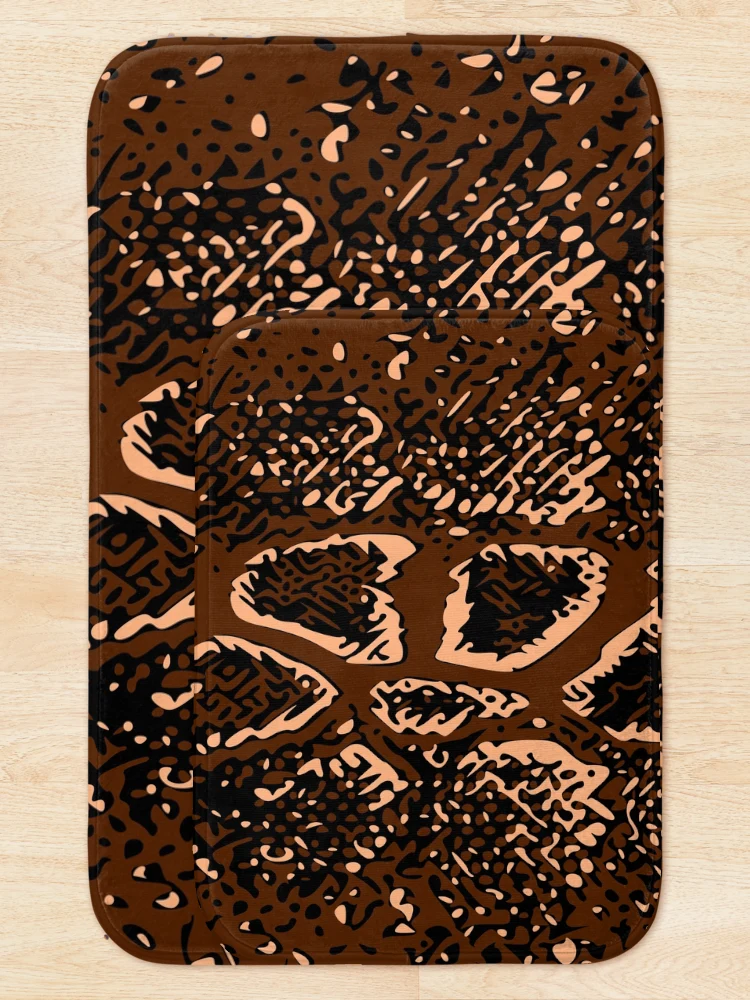 Thumbnail 5 of 6, Bath Mat, Python Skin Design designed and sold by DesignFantazia.
